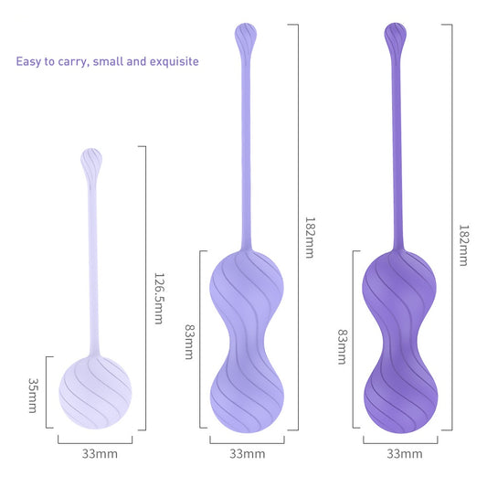 Purple Kegel Balls Set - image 1