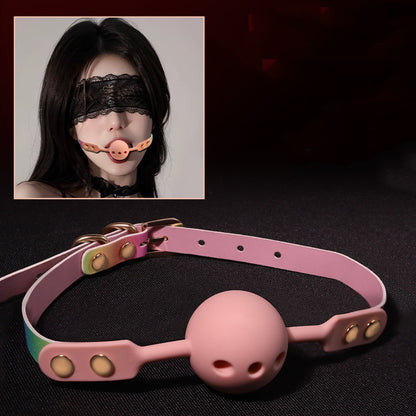 SM Kit Handcuffs Mouth Gag Collar Flogger Blindfold - image 2