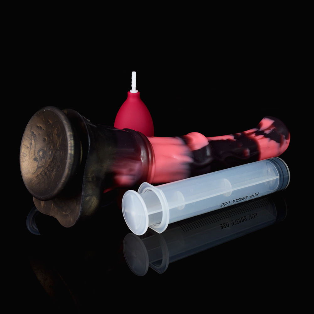 Ejaculating Horse Dildo Squirting Monster Dildo (with syringe and pump) - image 2