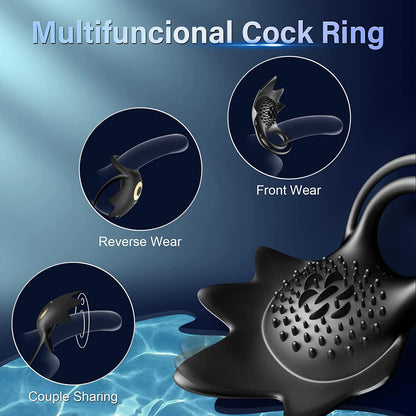 Starfish Vibrating Cock Ring – 360° Stimulation for Couples - image 12
