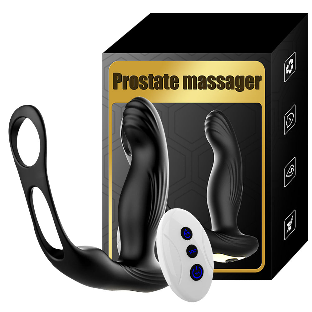 Remote Control Heating Vibrating Prostate Massager - Black - image 7