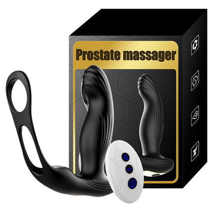 Remote Control Heating Vibrating Prostate Massager - Black - image 7