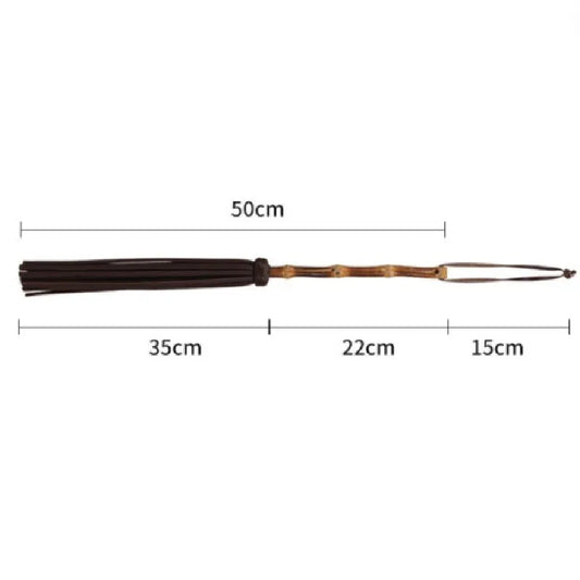 Bamboo & Leather Flogger - image 0