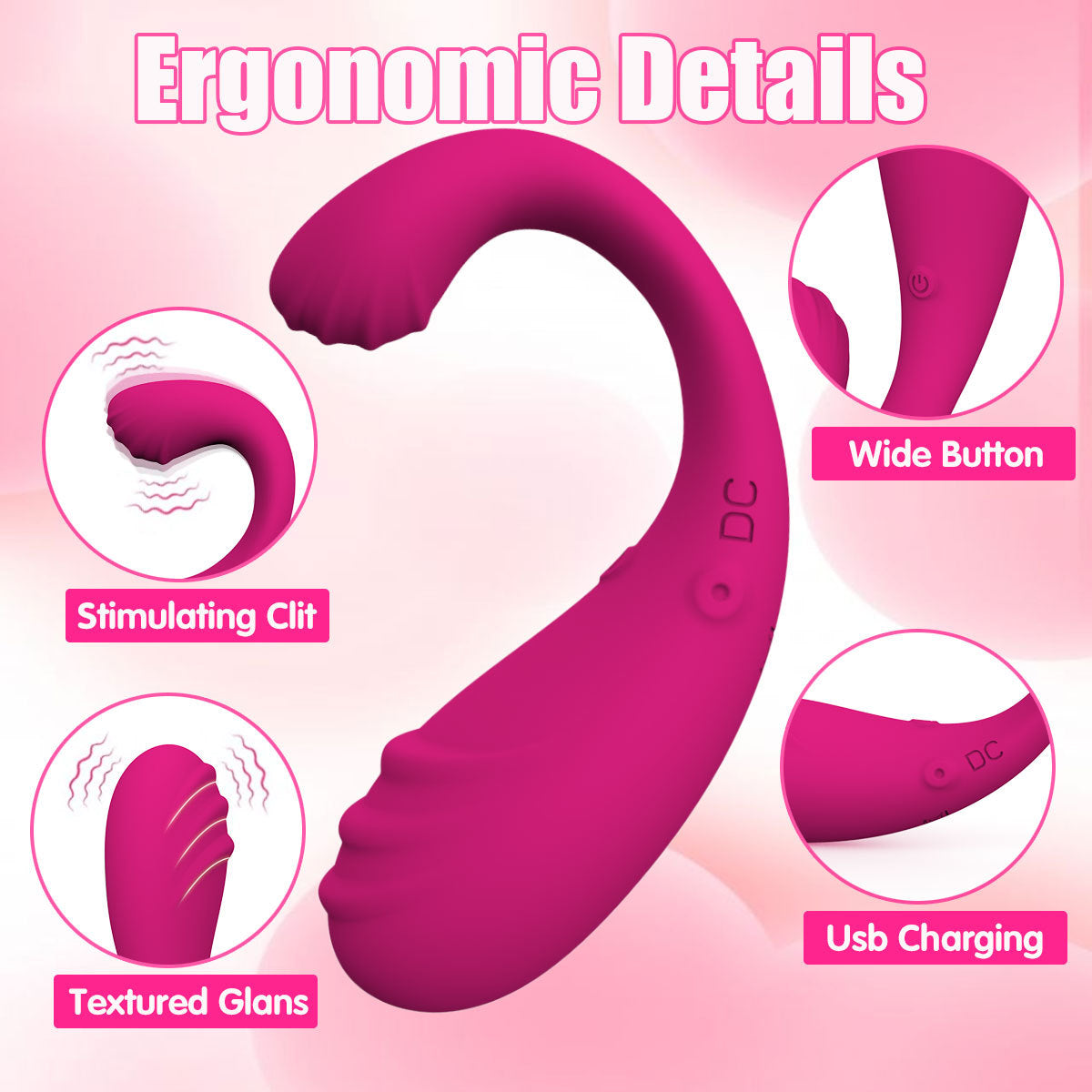 Dual Motor Vibrator for Vaginal & Clitoral Stimulation – Rechargeable & Body-Safe - image 2