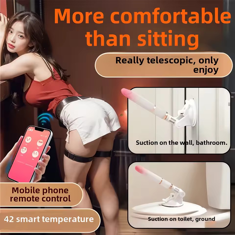 2-in-1 Sex Machine & Realistic Dildo With 10 Thrusting Modes  - image 2