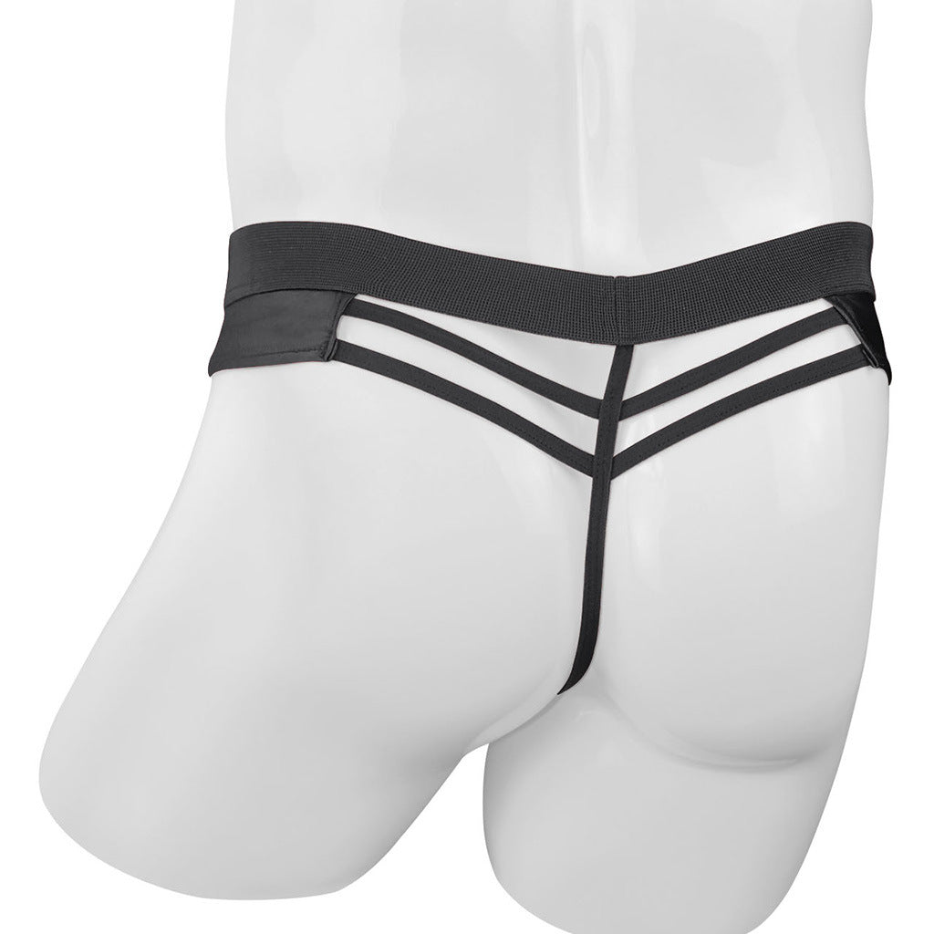 Sexy Men Underwear Thong Lingerie - Red/Black - image 1