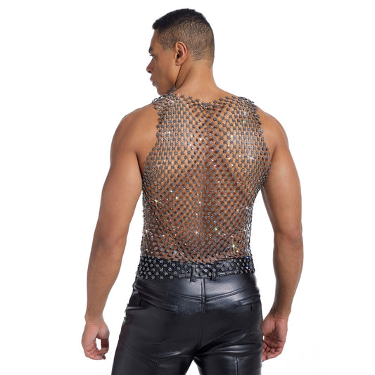 Starluxe Mesh Sparkle Top – Style E - image 1