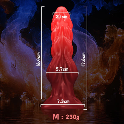 Nebula Siren Anal Plug - Gradient Red - M - image 4