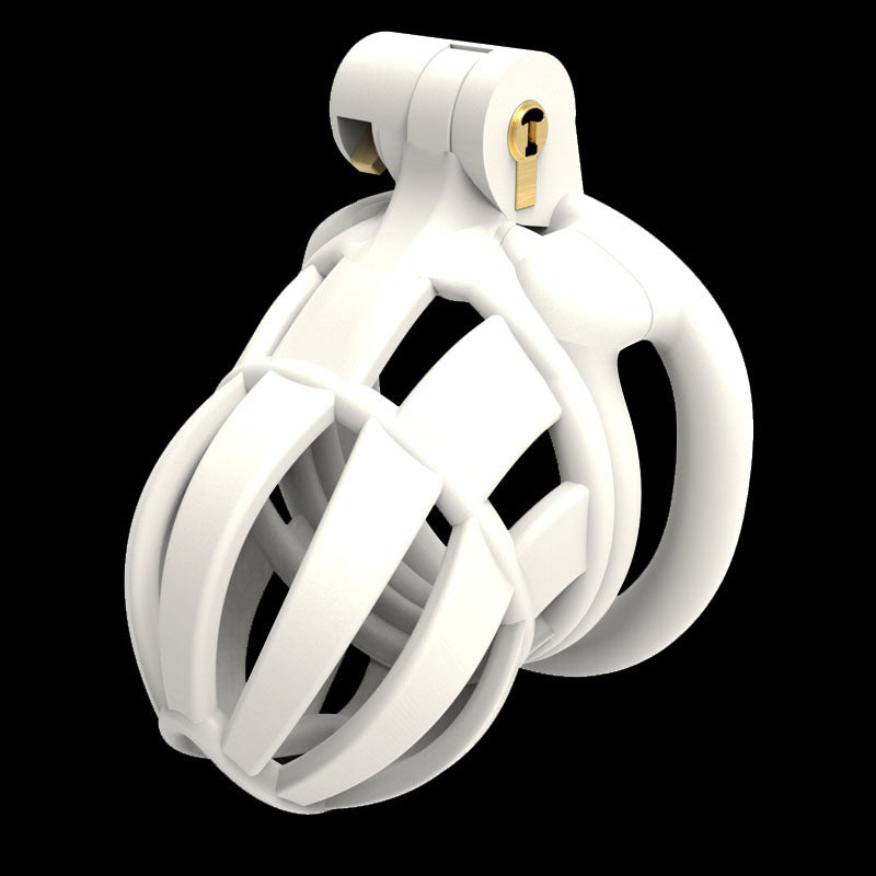 Cucky Cage: Minus Edition (Resin Micro Chastity Cage) - White - image 0