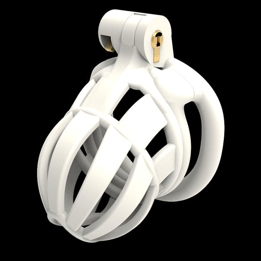 Cucky Cage: Minus Edition (Resin Micro Chastity Cage) - White - image 0