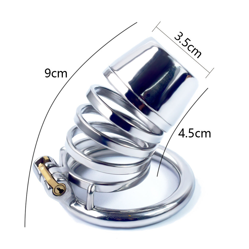 Stainless Steel Chastity Cage 40-50mm Ring - image 1