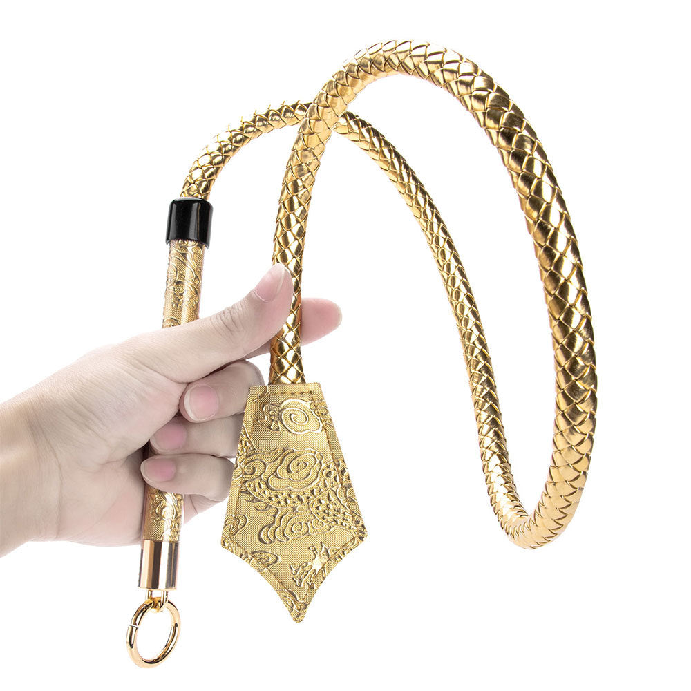Elite Long-Reach Faux Leather Whip – 96.5cm Design - image 2