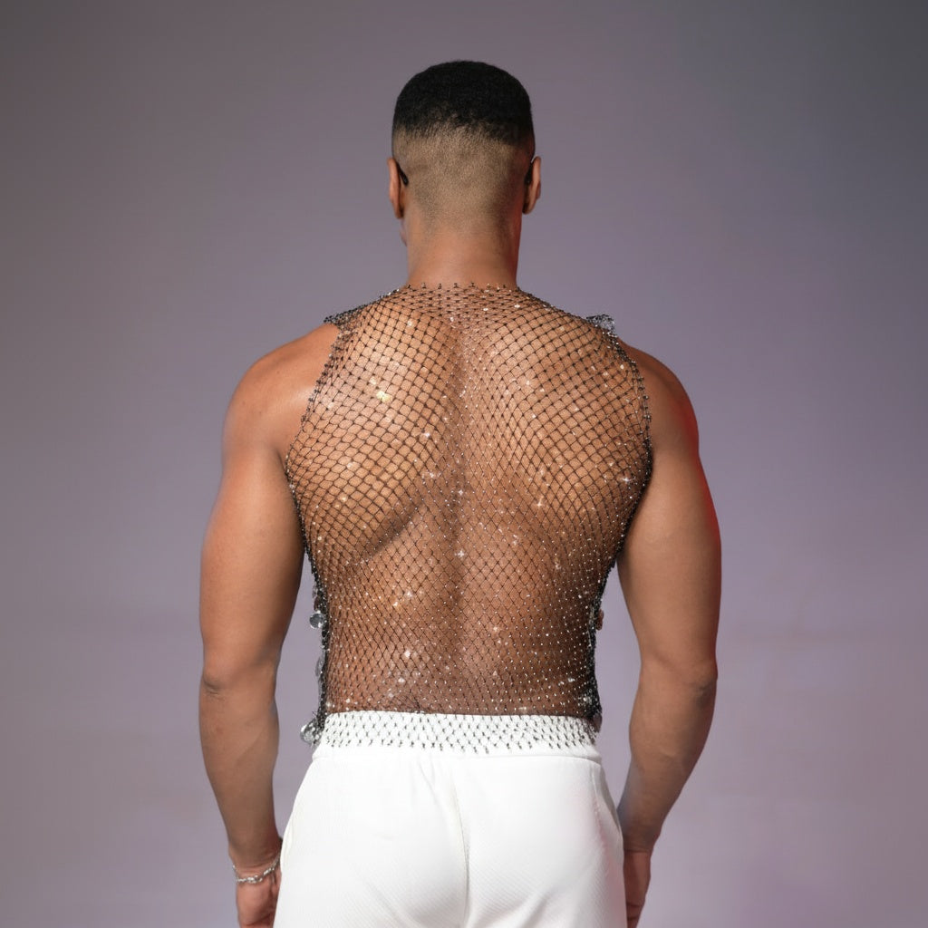 Starluxe Mesh Sparkle Top – Style F - image 8