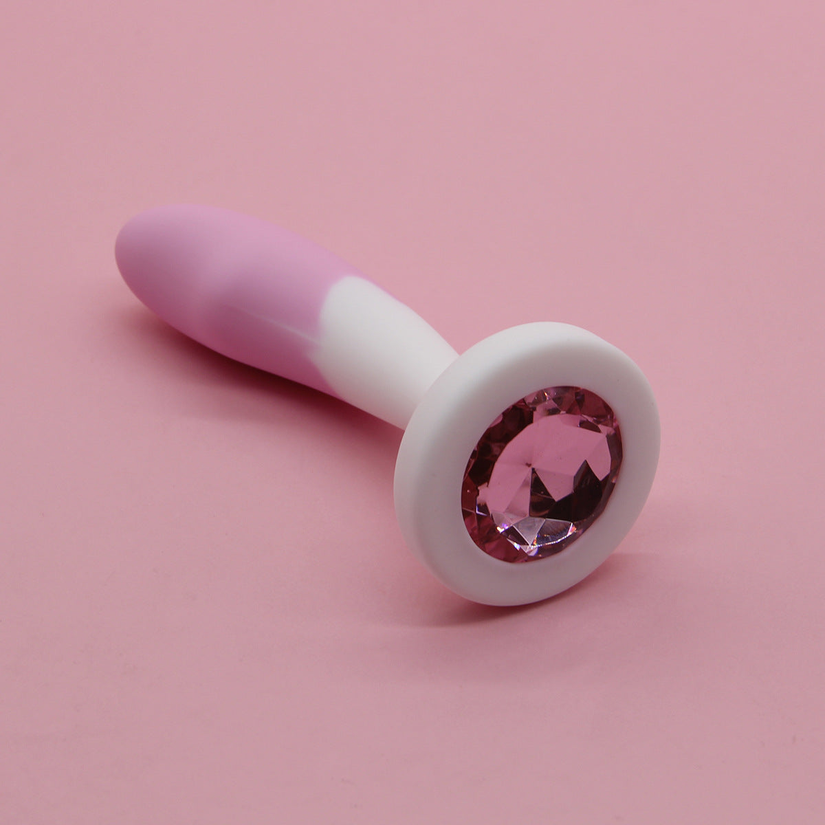 Crystal Base Silicone Anal Plug - image 4