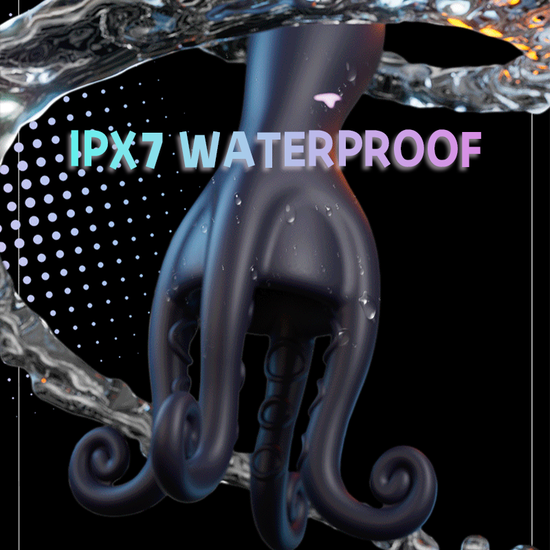 Deep-Thrust Penis Massager – Silicone Tentacle Toy with Locking Ring & Hands-Free Play - image 7