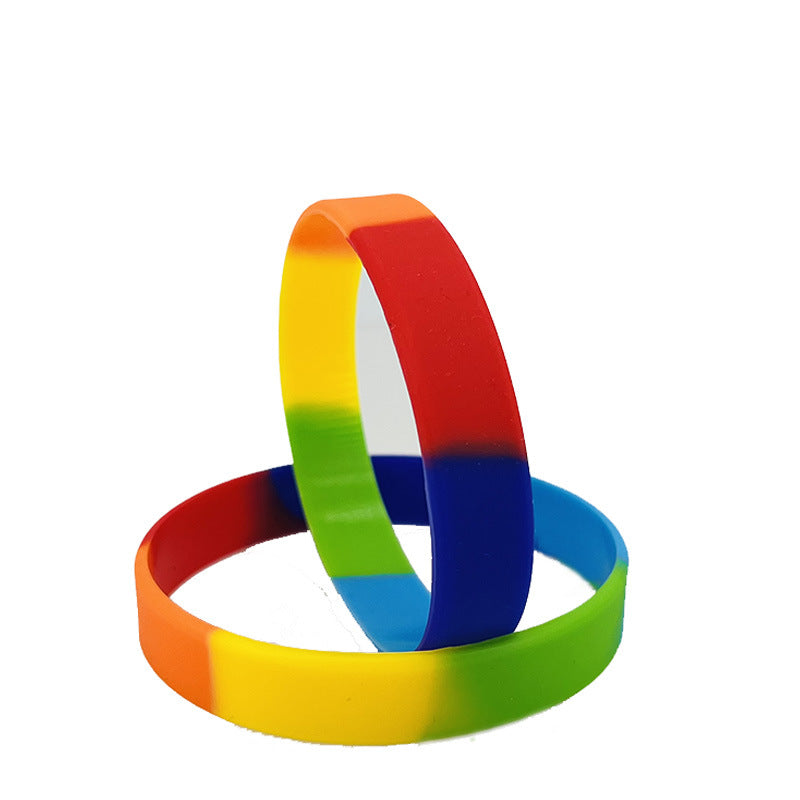 30 pcs of LGBT Pride Month Silicone Handbands - Rainbow - Silicone - image 1