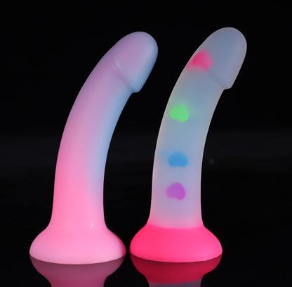 Mix Color Silicone Dildo - image 0