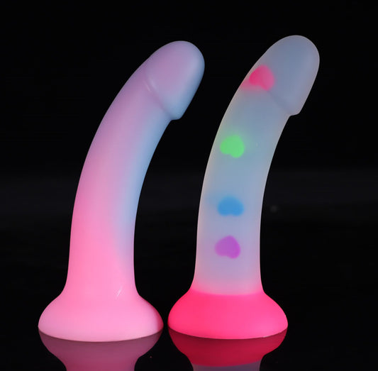 Mix Color Silicone Dildo - image 0