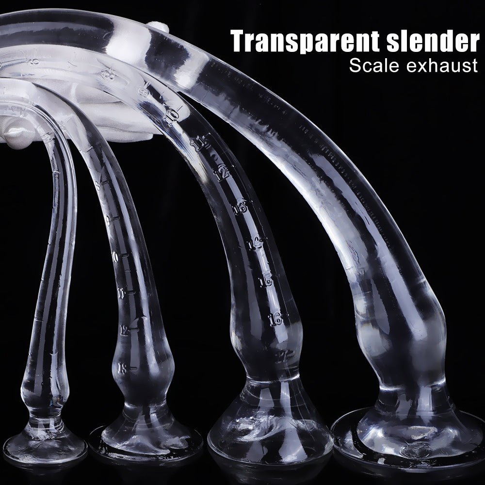 TPE Transparent Huge Butt Anal Plug - image 0