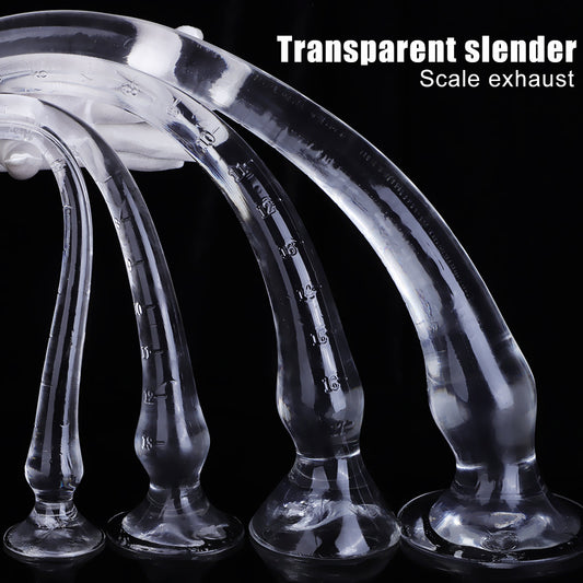 TPE Transparent Huge Butt Anal Plug - image 0