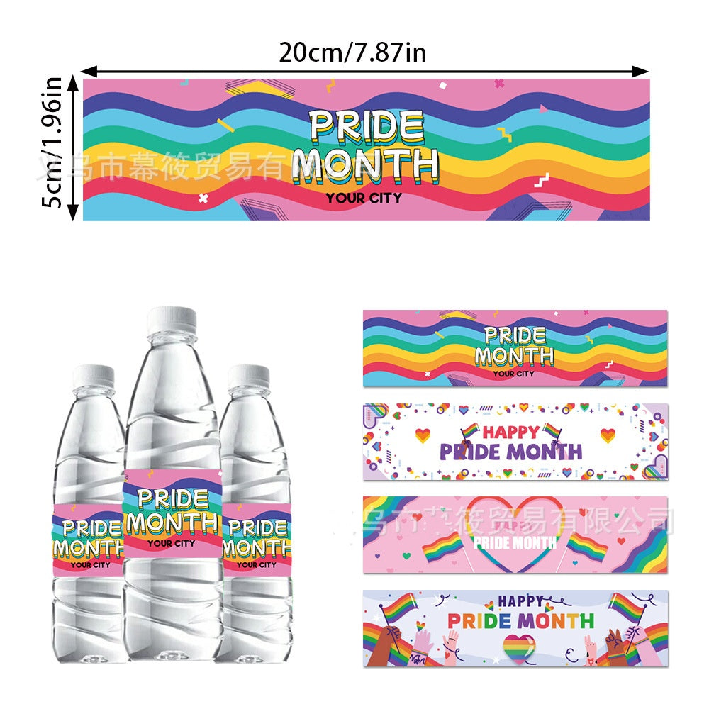 LGBT Pride Month Water Bottle Wrap