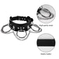 Unisex Punk PU Leather Choker Rock  - image 1