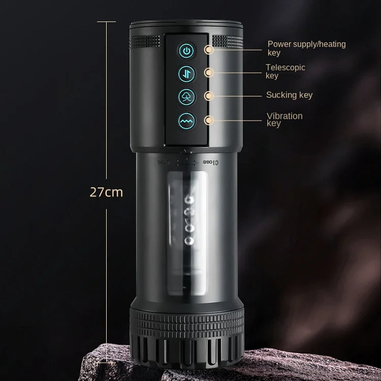 1 In 1 Vibrating Oral Sex Masturbator Cup - image 2