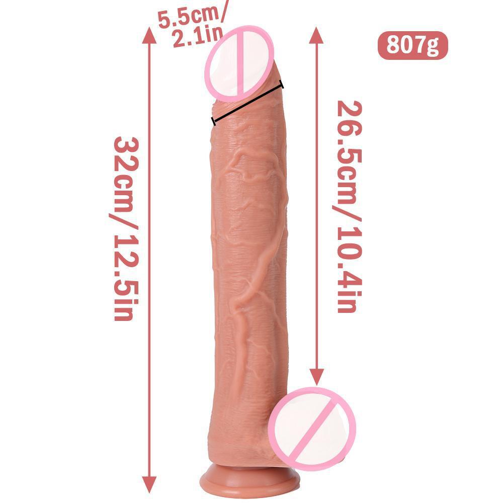 DeepThrill XL RealFeel Dildo - Nude - image 1