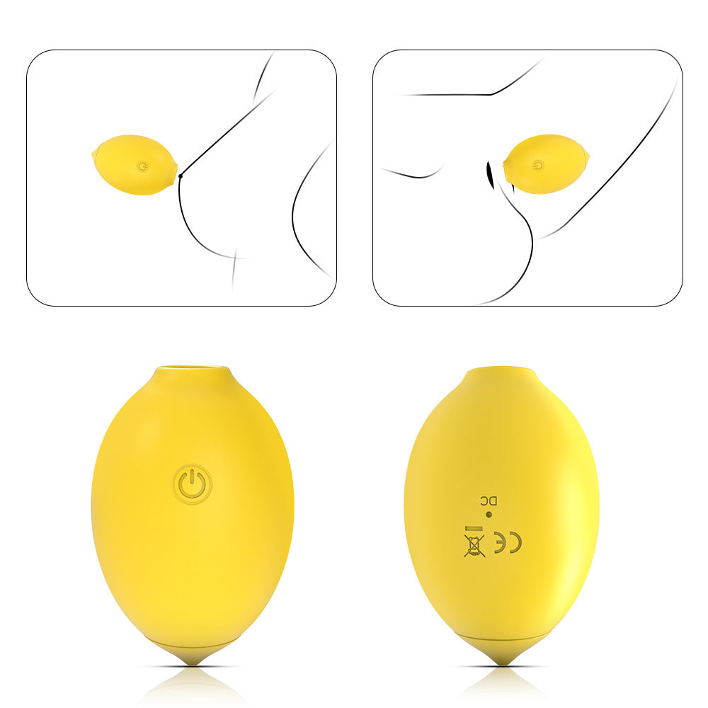 Vibrating Egg Adult Sex Toy Lemon - image 1