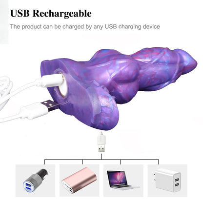 Vibrating Knot Dildo - image 4