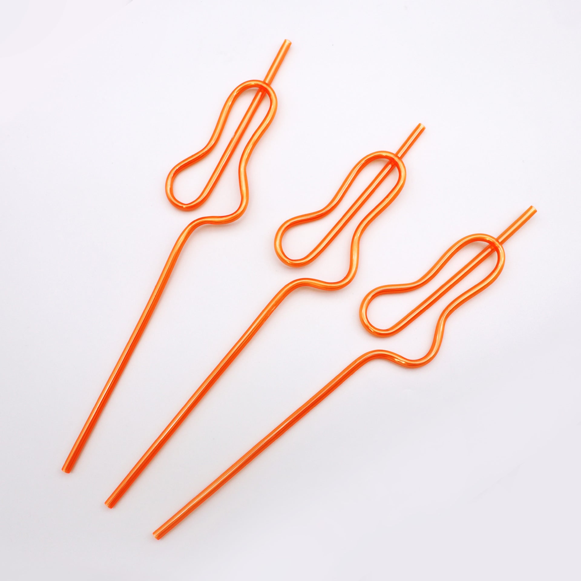 PG-13 Penis Straw - Orange x 10 - 5*255mm - image 6