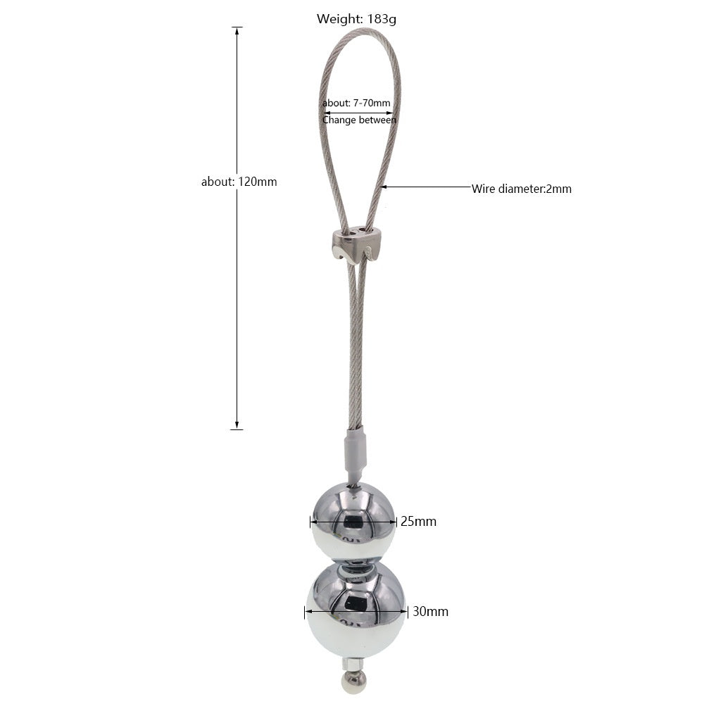 BDSM CBT Penis Training Weights - 183g - image 4