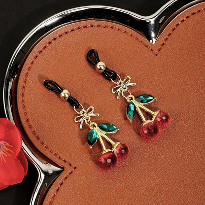 Cherry Nipple Rings (Non-Piercing) - image 2