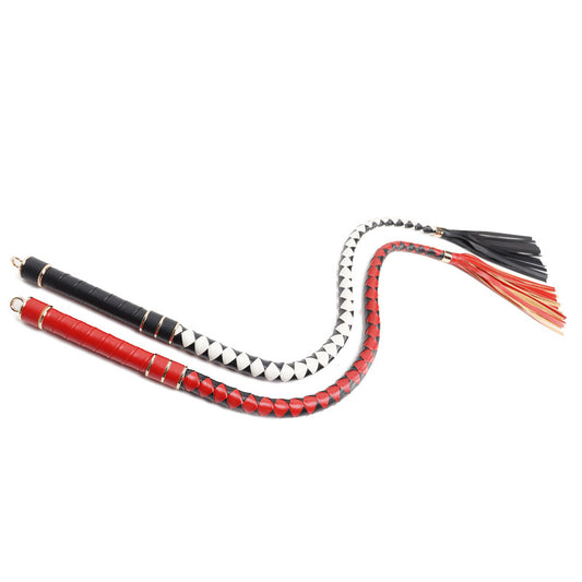 90cm Braided Single-tail Whip With Loose-strand Tip - image 0