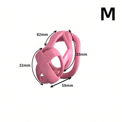 StealthCore Male Chastity Cage - Pink M Flat Ring - image 13
