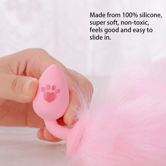 Bunny Tail Anal Butt Plug (Rabbit and Fox) - image 1