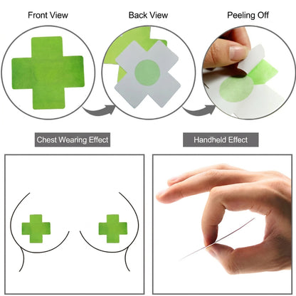 Colorful Disposable Adhesive Nipple Covers - image 3