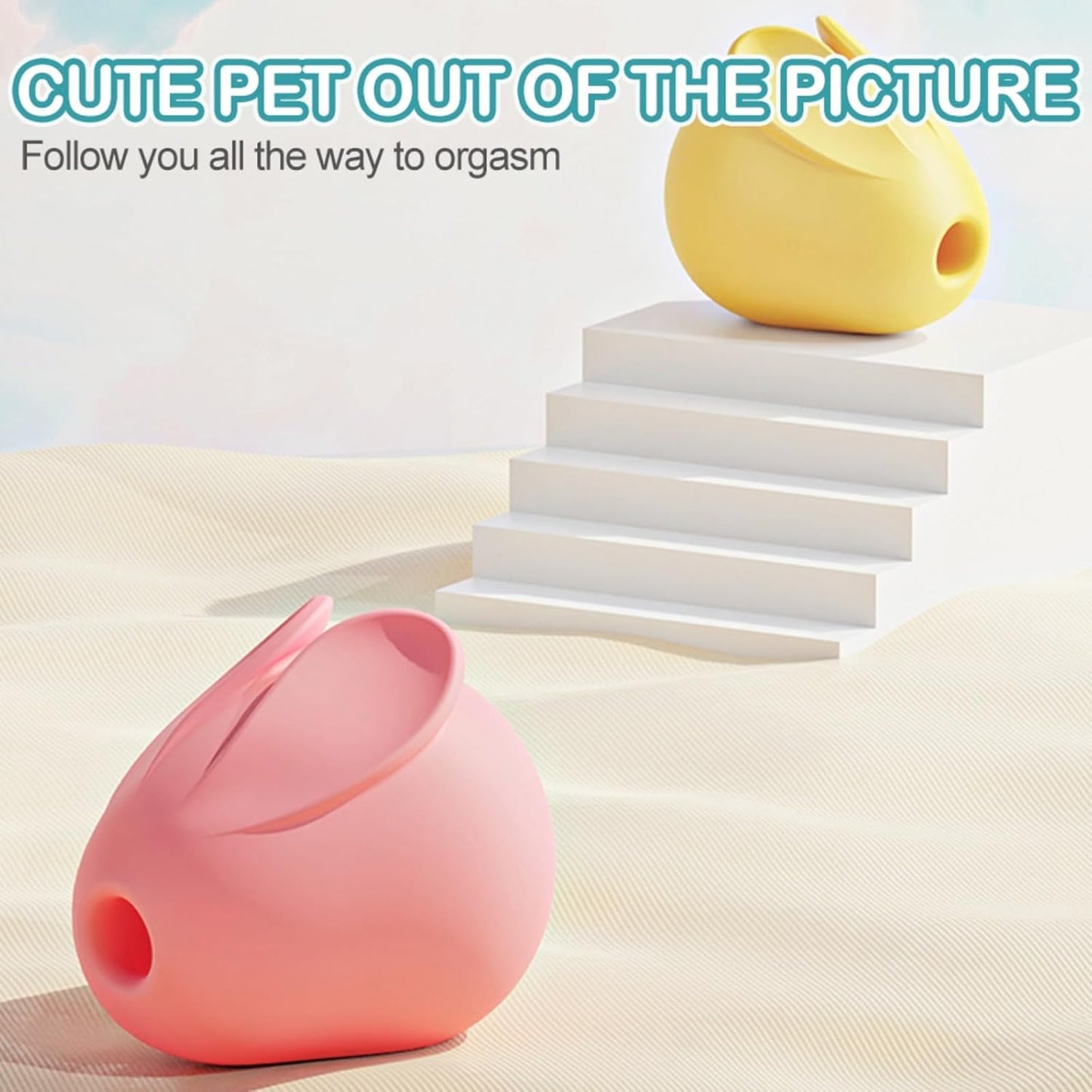 Rabbit Shape Clitoral Sucker Vibrator - image 1