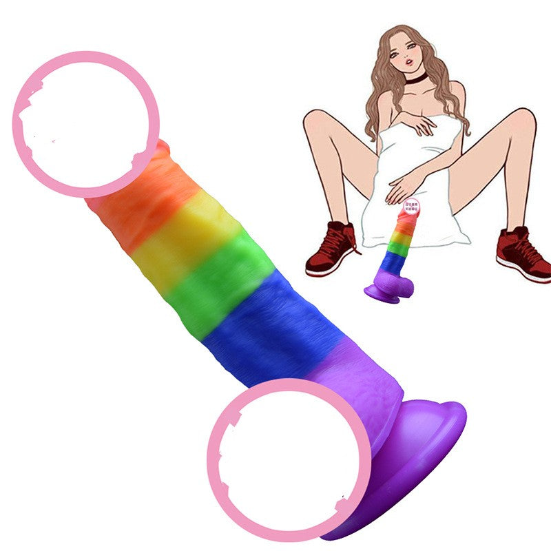 Rainnow Gel Dildo - image 4