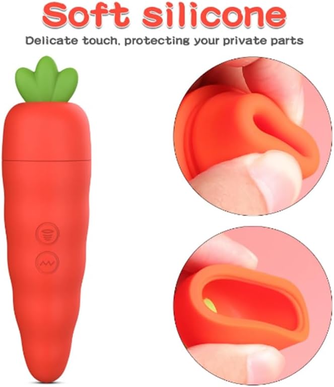 Dual-Pleasure Carrot Vibrator - image 1