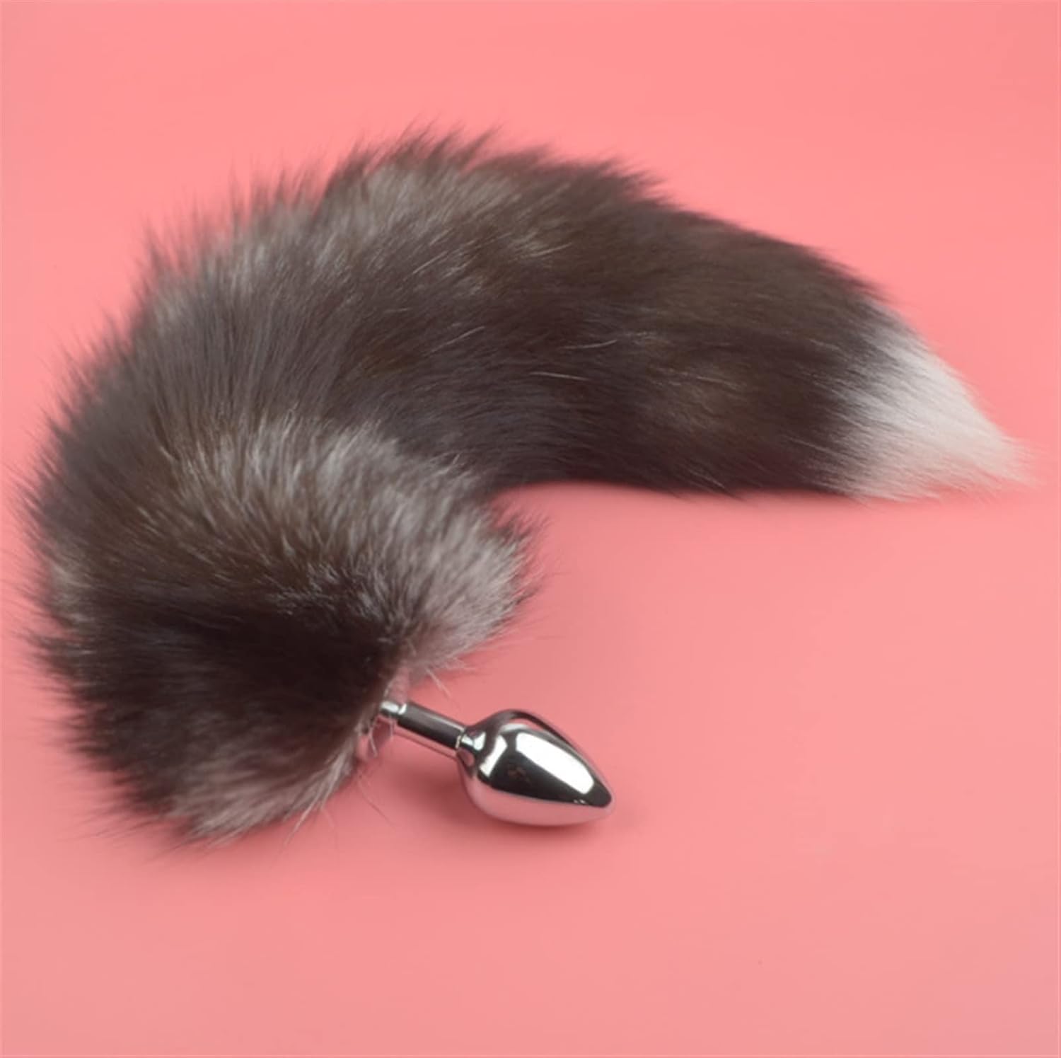 Foxtail Plug Metal Anaus Butt Plug  - L - image 0