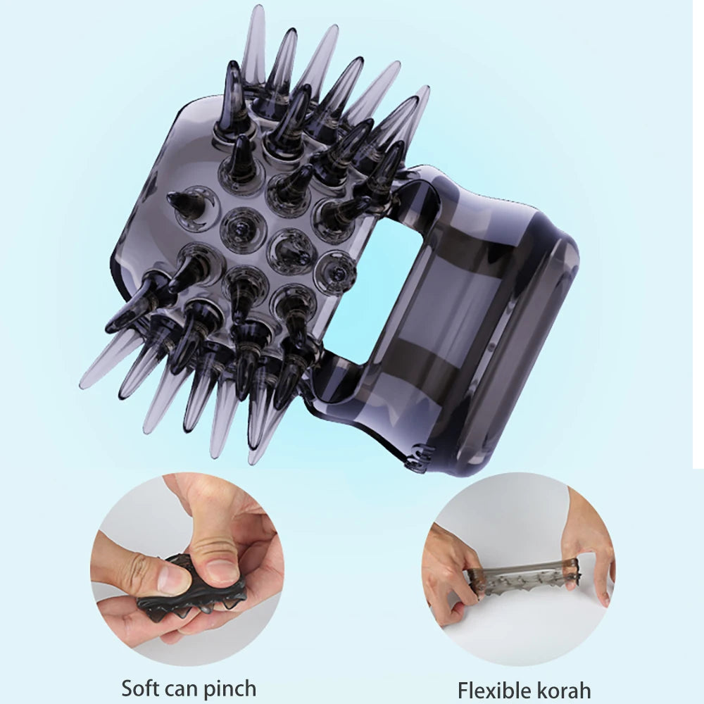 Reusable Silicone Cock Ring Penis Enlargement Delayed Ejaculation - image 2