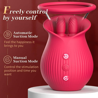 3in1 Rose Sex Toy With 2 Suction Cups - image 7