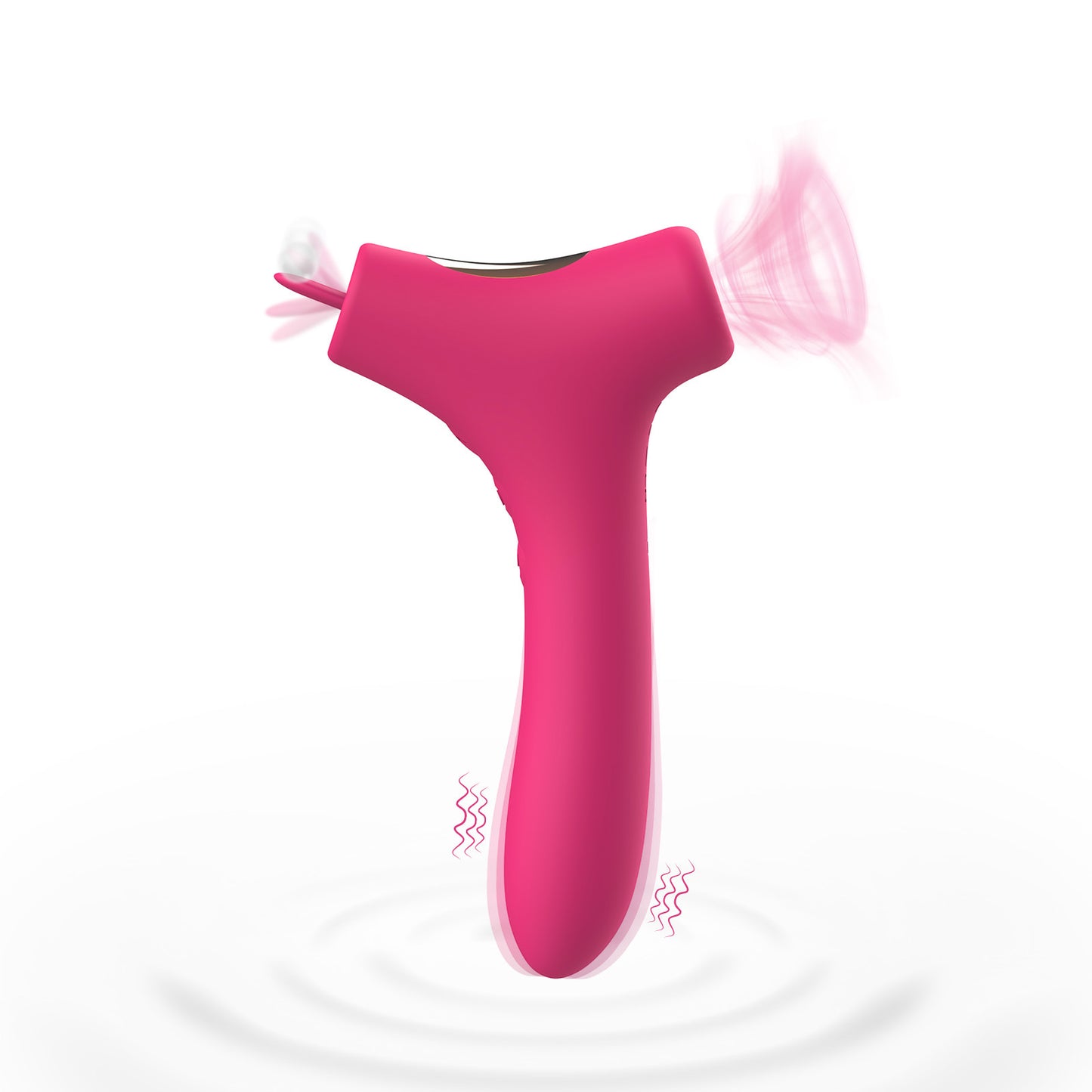 TripleThrill – 3-in-1 Lick, Suck & Vibrate Toy - Pink - image 0