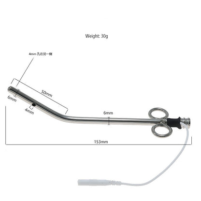 Electric Hollow Urethral Sound - Silver - image 2