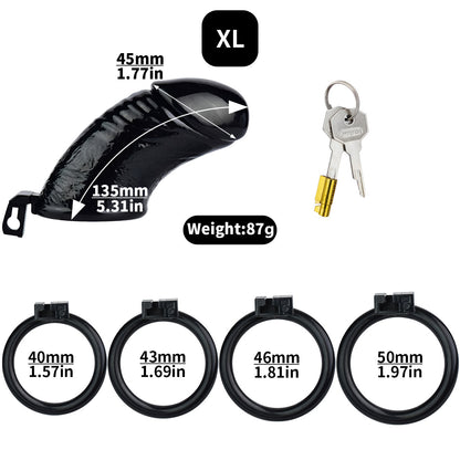 Dick Resin Chastity Cage - XL - image 2