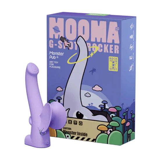 MOOMA Smart 360° Rotating G-Spot Vibrator with Heating Function - Purple - image 1