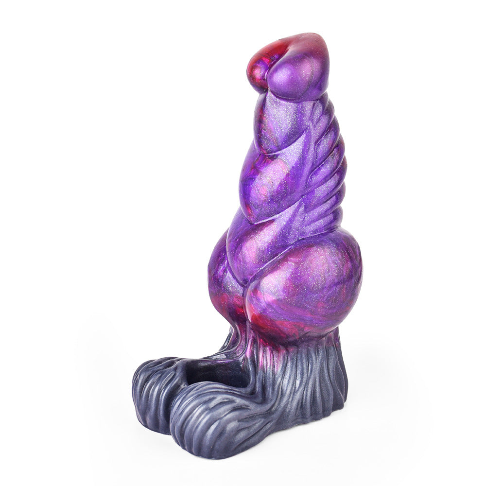 Silicone Cock Sleeve Monster Dragon Big Knot Penis Extender - image 5