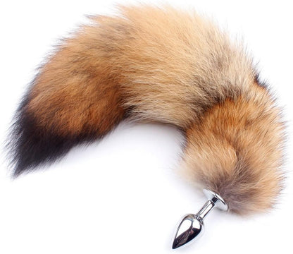 Sexy Cosplay Foxtail Anal Plug - Yellow Wolf Tail - image 3