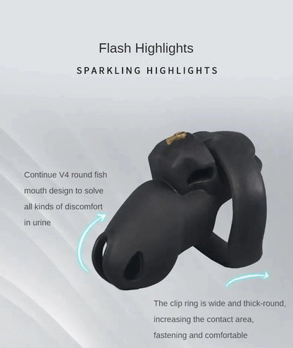 Curved Fishmouth Chastity Cage - image 5
